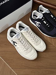 Chanel Calfskin & Suede Kidskin Sneakers - 3