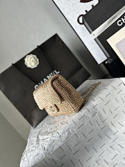 Chanel Tweed & Gold-Tone Metal Mini Classic Handbag 21cm - 6