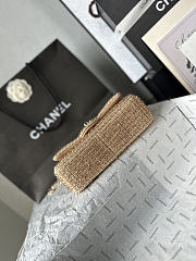 Chanel Tweed & Gold-Tone Metal Mini Classic Handbag 21cm - 4