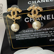 Chanel CC Drop Gold Earrings - 5
