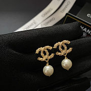 Chanel CC Drop Gold Earrings - 4