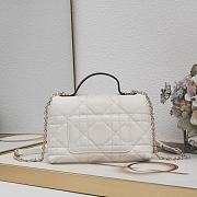 My Dior Mini Bag Two-Tone Latte and Black Cannage Lambskin 21x11.5x7cm - 4