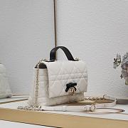 My Dior Mini Bag Two-Tone Latte and Black Cannage Lambskin 21x11.5x7cm - 3