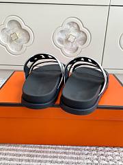 Hermès Extra Gris Argenté Sandal - 6