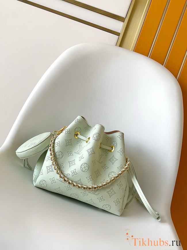 Louis Vuitton Bella Bucket Jade Green Bag 19.0x22.0x14.0cm - 1