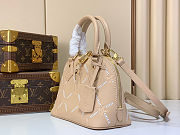 Louis Vuitton Alma BB Monogram Empreinte Couture 23.5x17.5x11.5cm - 5