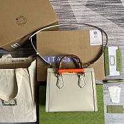 Gucci Diana Small Mystic White Tote Bag 27X24X11cm - 3