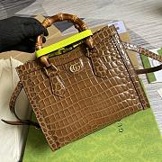 Gucci Diana Crocodile Mini/Small Tote Bag 27x24x11cm - 1