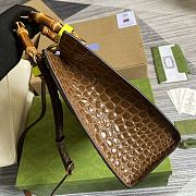 Gucci Diana Crocodile Mini/Small Tote Bag 27x24x11cm - 4