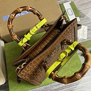 Gucci Diana Crocodile Mini/Small Tote Bag 27x24x11cm - 3