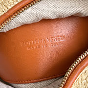 Bottega Veneta Loop Top Handle Bag in Raffia and Leather 19x12x9cm - 3