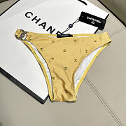 Chanel Two-Piece Yellow Swimsuit - 4
