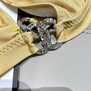 Chanel Two-Piece Yellow Swimsuit - 3