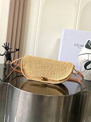 Celine Multipochette In Raffia Bag 25x13x5cm - 1