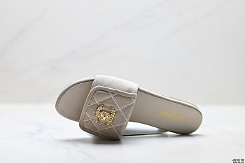 Chanel Lambskin Quilted Flat Mules