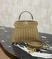 Fendi Peekaboo ISeeU interlaced leather Small 20x15.5x11cm - 2