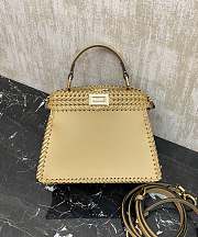 Fendi Peekaboo ISeeU interlaced leather Small 20x15.5x11cm - 5