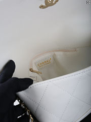 Chanel Trendy CC Medium LambWhite 29×17cm - 6