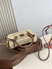 Miu Miu Raffia top-handle bag 25.5x14x9.5cm - 4