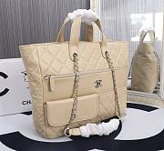 Chanel Quilted Calfskin Ultra Pocket Tote 37×36×8cm - 5