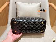 Chanel Black Quilted Leather Soft Elegance Tote 31×23×12cm - 6