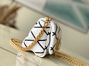 LOUIS VUITTON GO-14 MM Malletage Leather White Handbags 15×10×6.5cm - 4