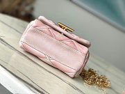 LOUIS VUITTON GO-14 MM Malletage Leather Pink Handbags 15×10×6.5cm - 6