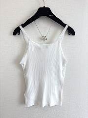 Miu Miu White Cotton And Lace Top - 5