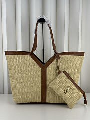 Saint Laurent Large Raffia Tote Bag 34x32x11cm - 1