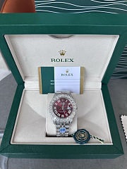 Rolex Datejust 36mm Red Diamond Dial Jubilee Bracelet 13.00 CT - 4