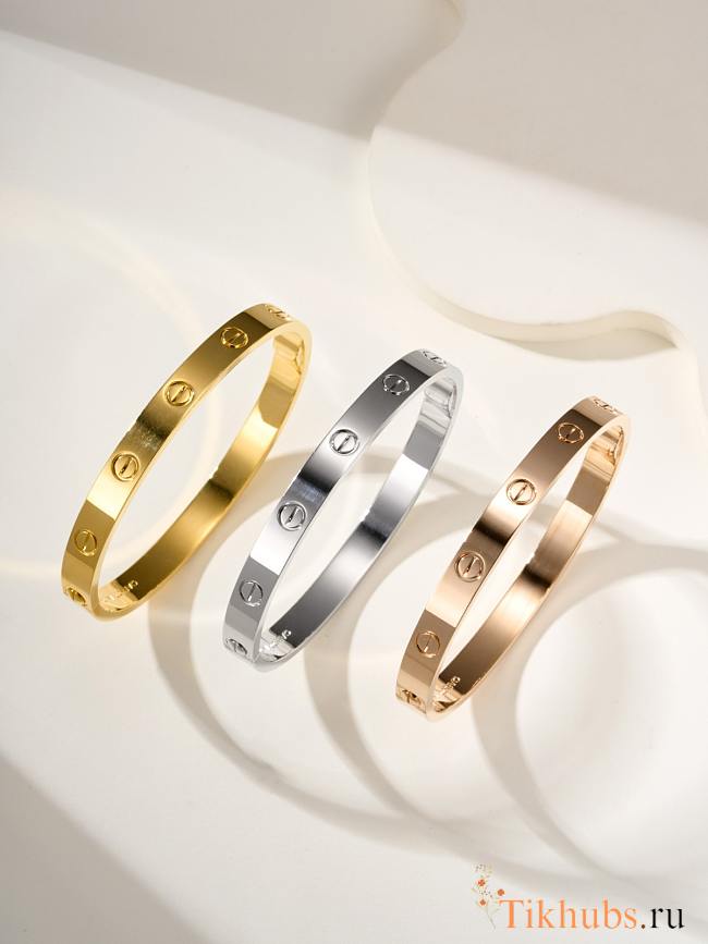 Cartier Bracelet Single Screw Silver 6.1mm - 1