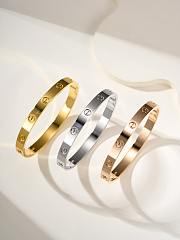 Cartier Bracelet Single Screw Silver 6.1mm - 1