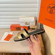 Hermès Oran Sandals Dore Chevre - 6