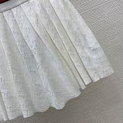 Gucci Pleated jacquard-knit mini skirt. - 6