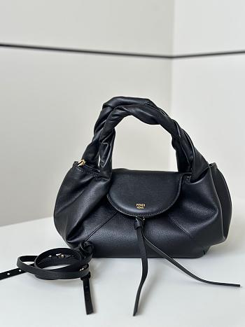  Fendi Spy Black Bag 32x12x18cm.