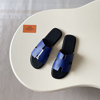 Hermès Izmir Blue Navy Sandal