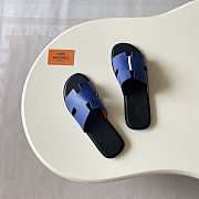 Hermès Izmir Blue Navy Sandal - 2