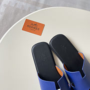 Hermès Izmir Blue Navy Sandal - 3