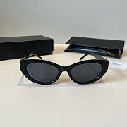 Yves Saint Laurent YSL M148/F 001 Black Sunglasses - 4
