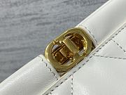 Dior Caro Colle Noire Clutch with Chain Latte Cannage Lambskin 27.5x4.5x14cm - 6