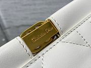 Dior Caro Colle Noire Clutch with Chain Latte Cannage Lambskin 27.5x4.5x14cm - 4