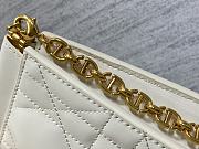 Dior Caro Colle Noire Clutch with Chain Latte Cannage Lambskin 27.5x4.5x14cm - 2