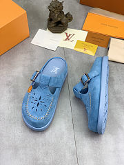 LV Easy Mule - Blue - 4