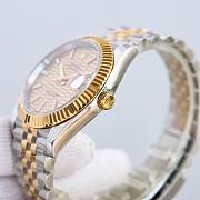Rolex Datejust 41 Folding Dial Gold Watch 126333-0022 - 5
