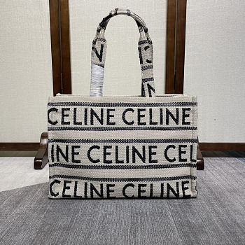 CELINE Cabas Thais Canvas Tote Bag 41X28X17cm