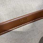 CELINE Cabas Thais Canvas Tote Bag 41X28X17cm - 6