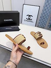 Chanel Mules - Raffia & lambskin - 6
