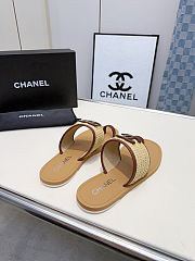 Chanel Mules - Raffia & lambskin - 4
