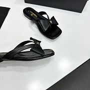 Chanel Bow Thong Sandals - 5