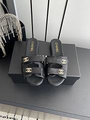 Chanel Dual Strap Slides - 1